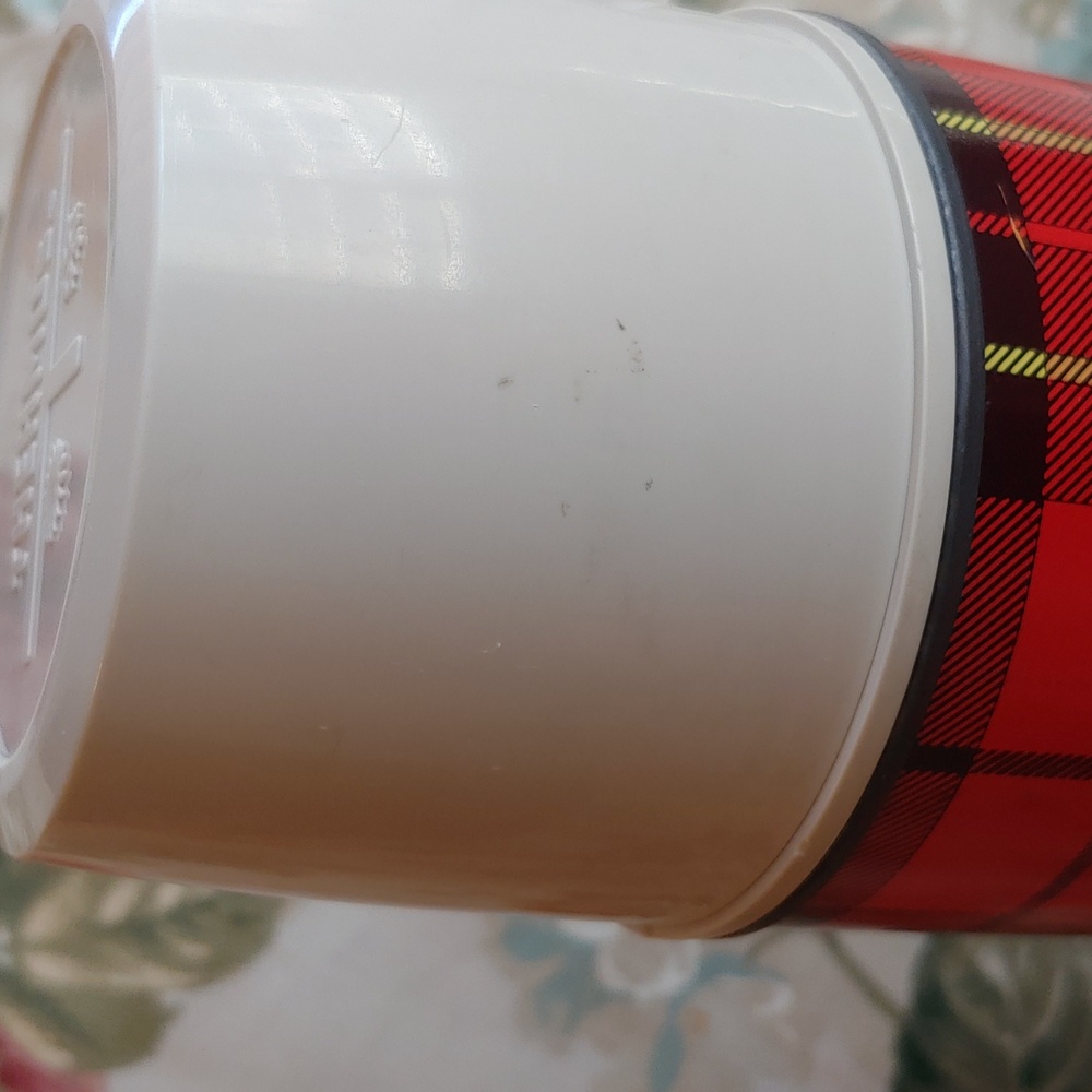 Vintage 1973 Thermos in Classic Red Tartan Plaid Coffe Container 1.5 pint - Picture 15 of 15